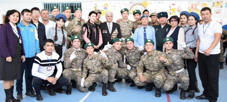 «Мен өз Отанымның қорғаушысымын» тақырыбында  әскери-патриоттық сайыс