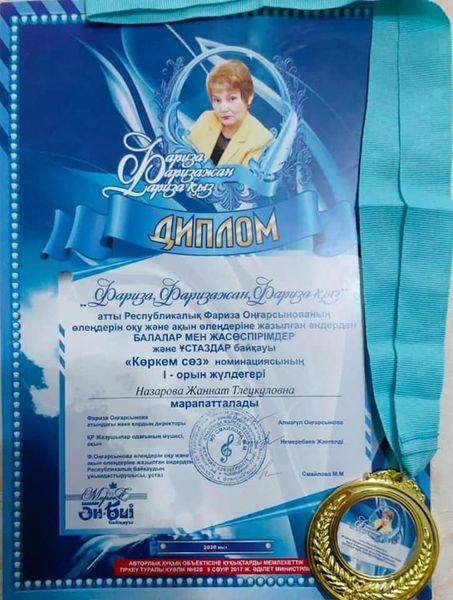"Фариза, Фаризажан, Фариза қыз" атты